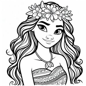 Moana Girl Flower
